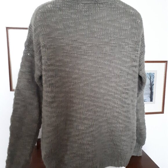 Sweater with Lacy Skull on Front - Sz. Large - Picture 3 of 4